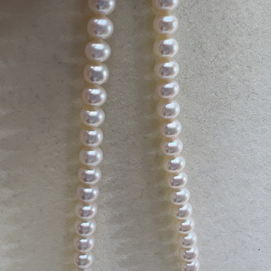 淡水珍珠银S925镶嵌颈饰➕5-5.5高品极光炫彩