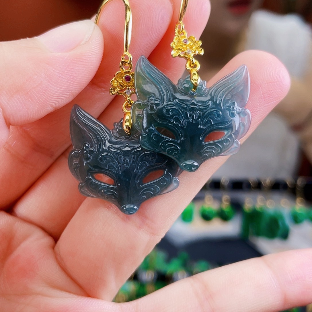 未镶嵌翡翠耳饰饰品