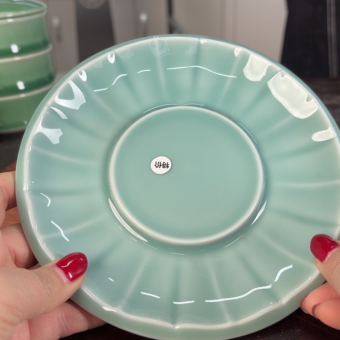 龙泉云间青瓷小米茶器