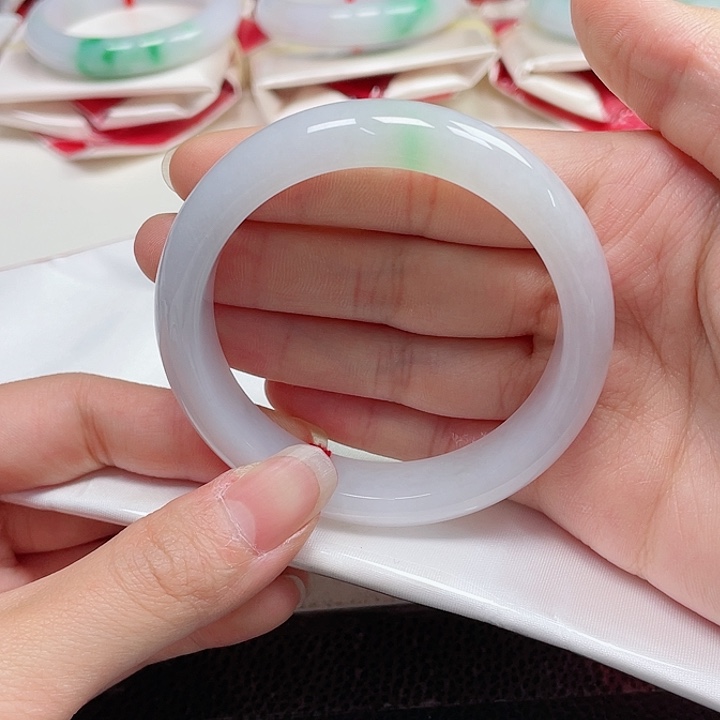 翡翠手镯未镶嵌54,，，