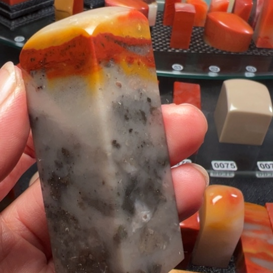 老挝石高山石印章