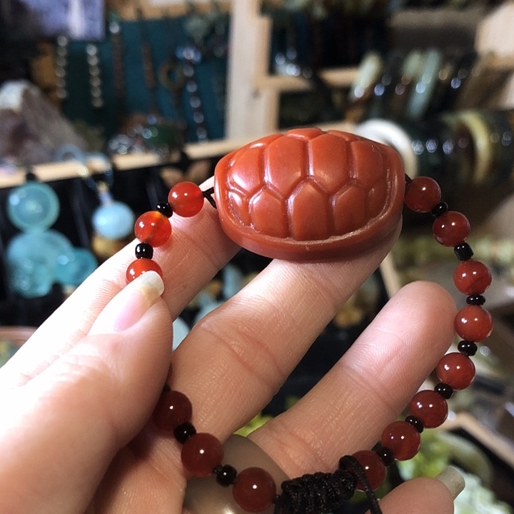 岫玉未镶嵌岫玉手链