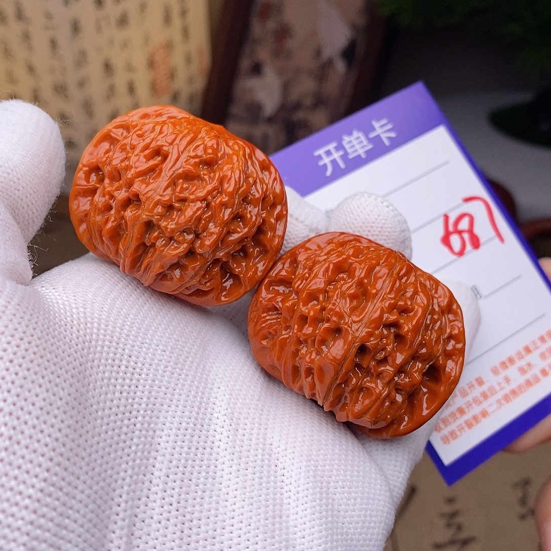 文玩核桃把件41磨盘687