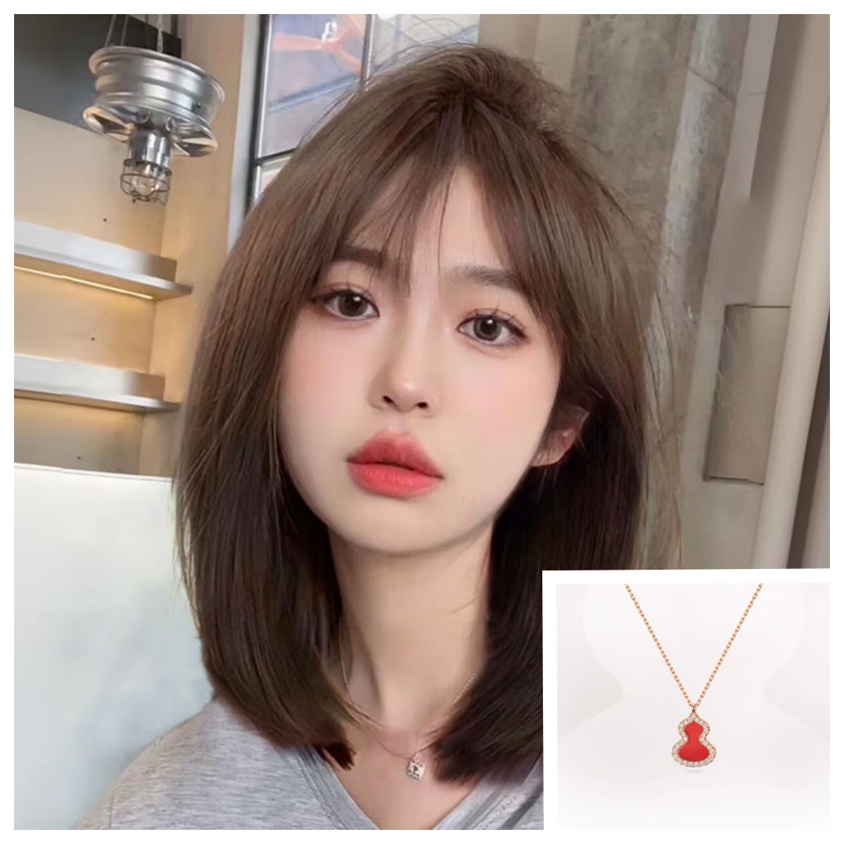  葫芦项琏 时尚百搭【假发】