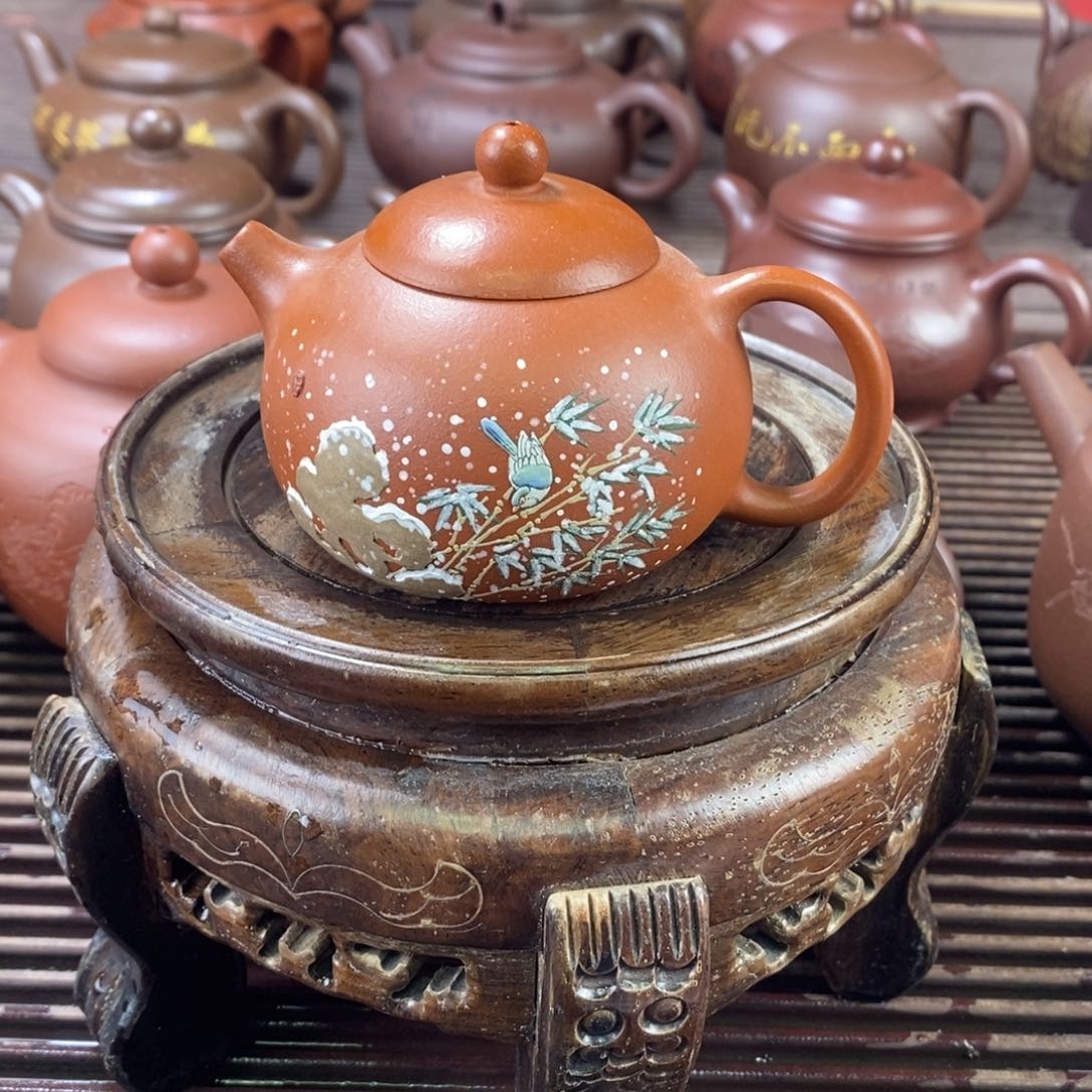 紫砂茶壶原矿手工232