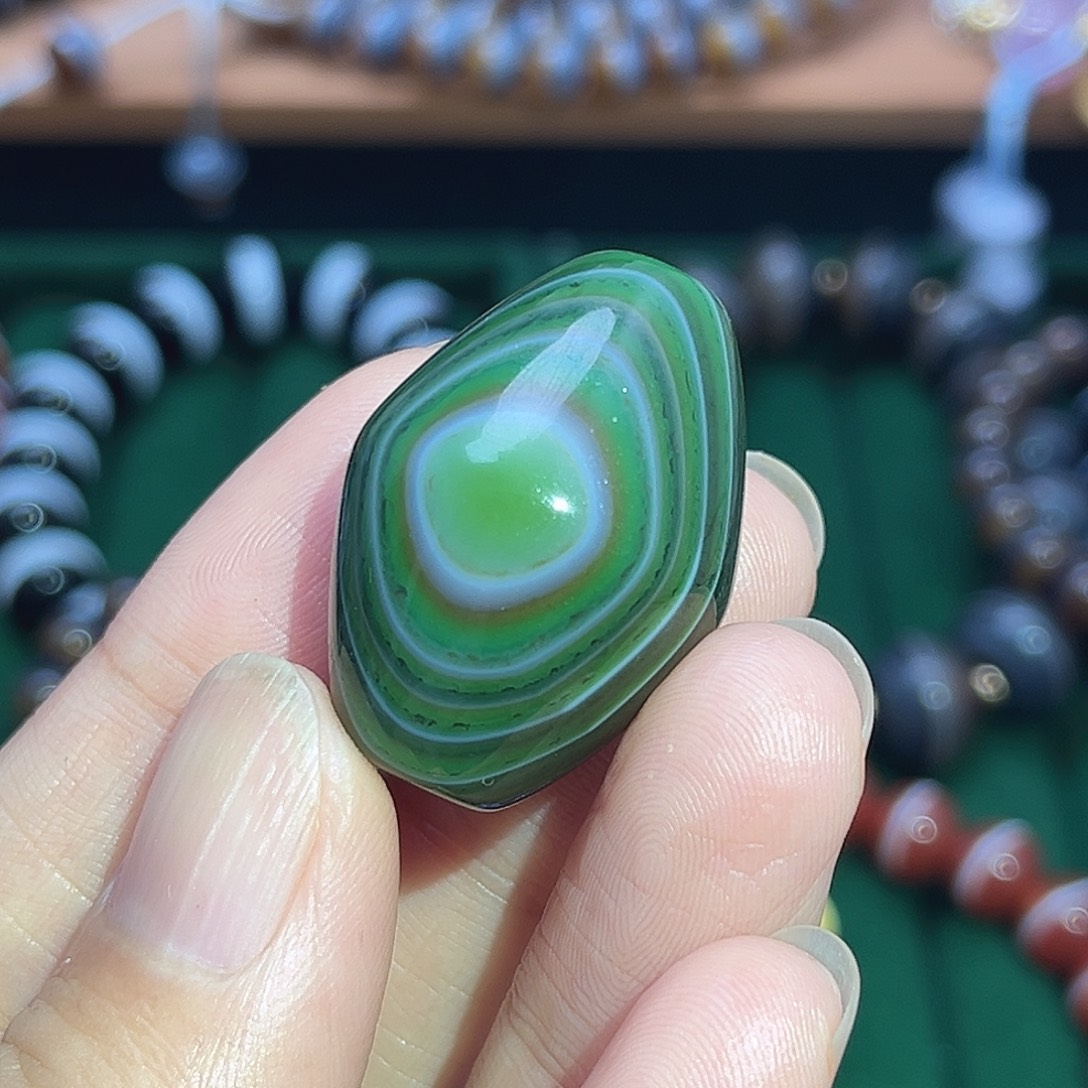 玛瑙/玉髓合金单珠