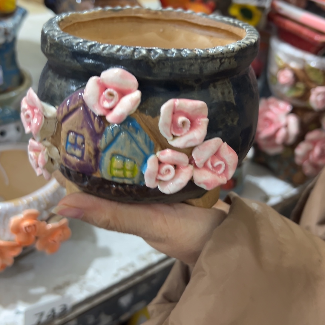 满20米秒退拉黑花盆