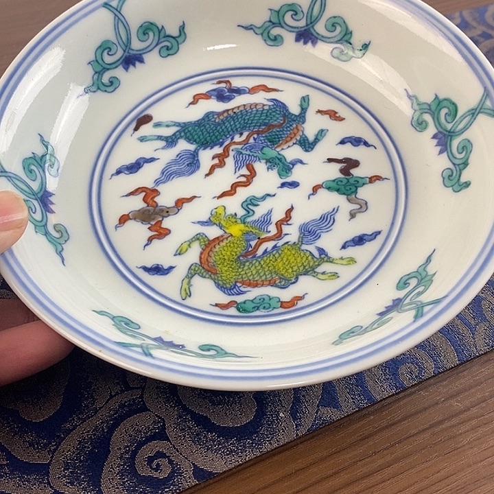 盖碗瑕疵景德镇陶瓷壶承