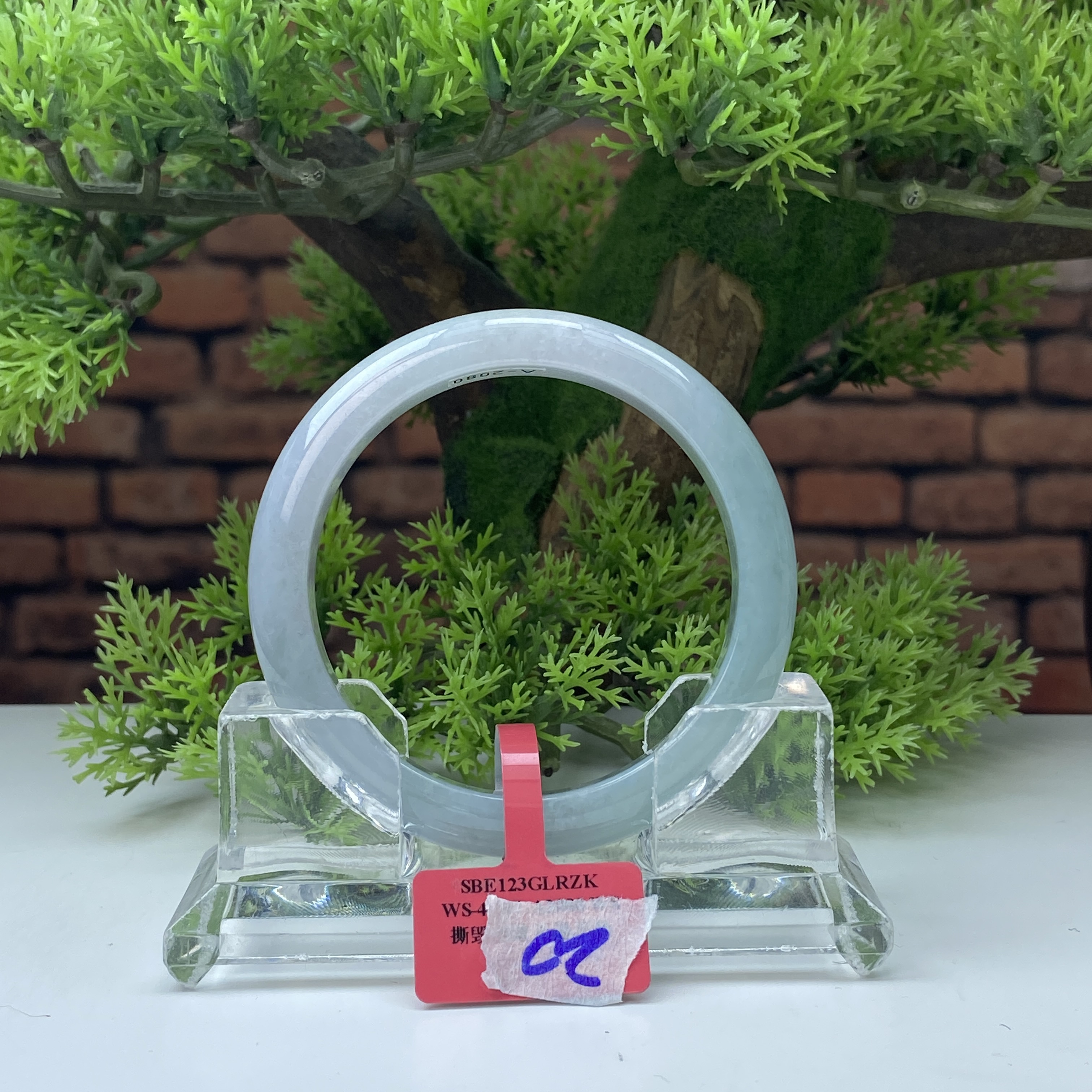 58【刀客砍价王】燕子-天然缅甸A货翡翠手镯   U20