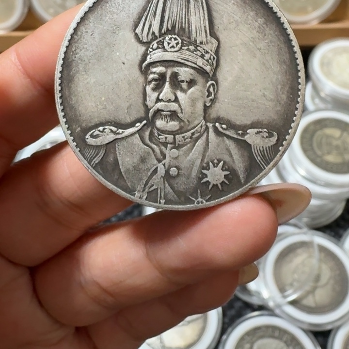 （乾藏甄选）复古龙洋  可吹响可吸反  工艺品家居摆件饰品