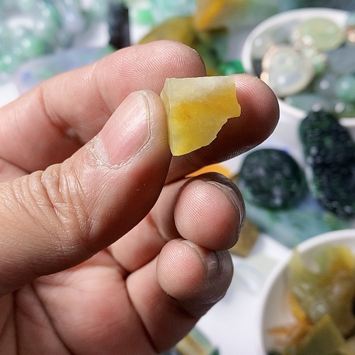 翡翠散珠天然翡翠A货