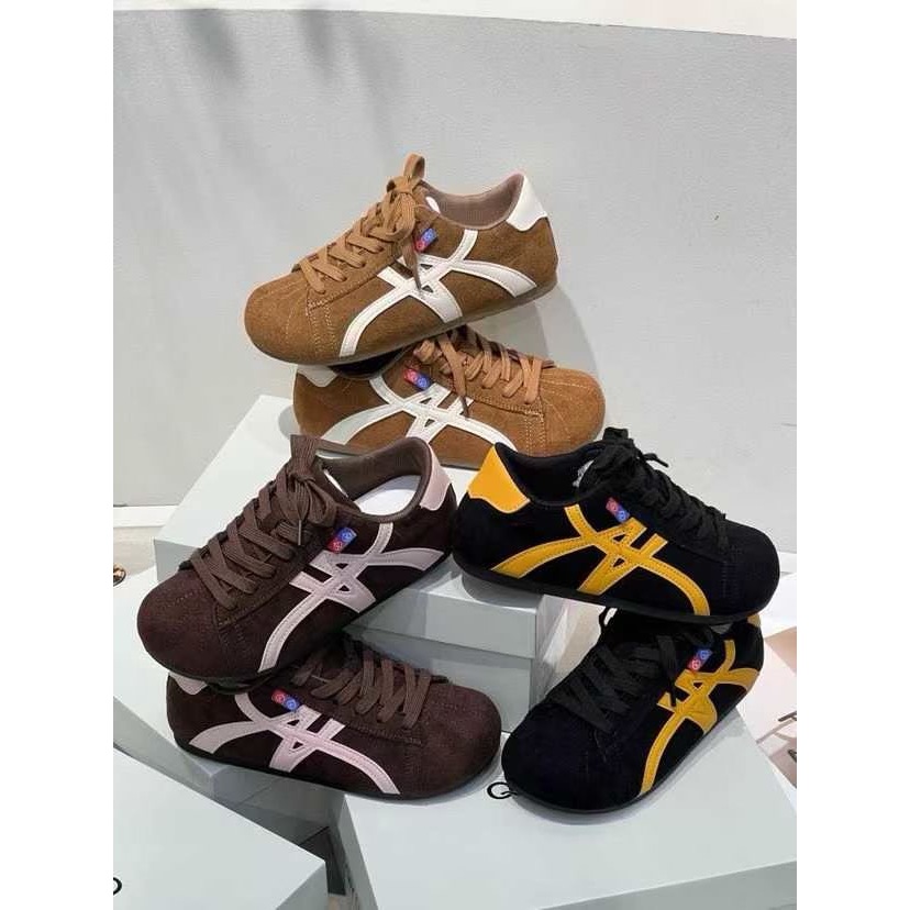 6591-3韩版潮流百搭圆头休闲德训鞋