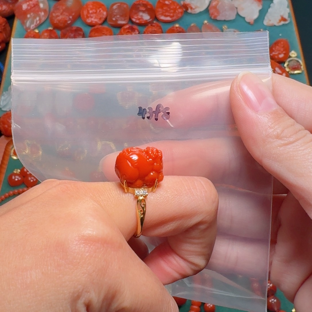 南红玛瑙南红银S925镶嵌