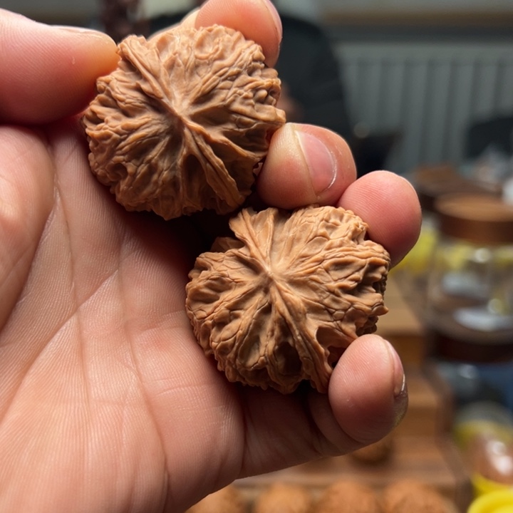 文玩核桃把件苹果园狮子头