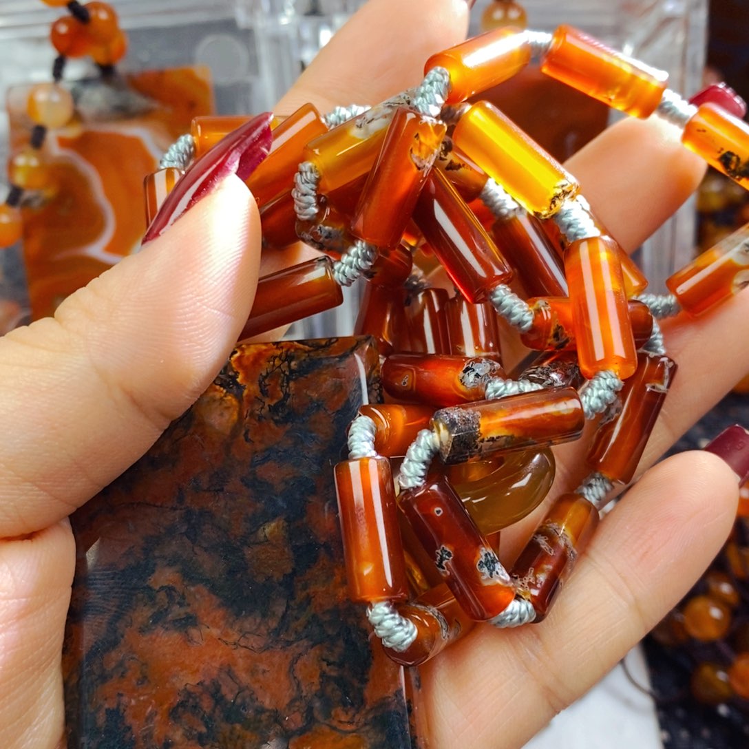 玛瑙/玉髓颈饰未镶嵌熙*188