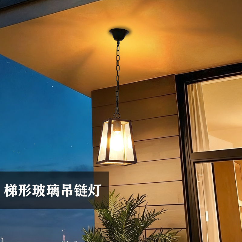 梯形扁四方吊灯走廊吊顶吊卧室吊会展吊礼堂防水设计复古现代设计