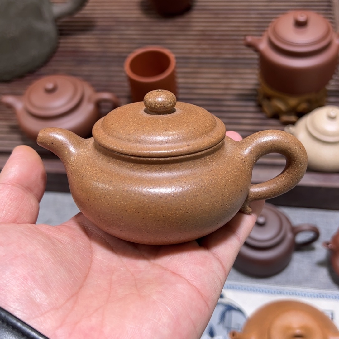 紫砂茶壶健健康康平平安安