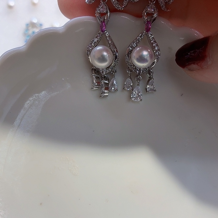 耳饰淡水珍珠合金