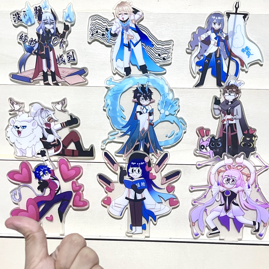 【叠叠】原创同人抽象大拇哥崩铁系列亚克力制品仿柯设计夹层工艺