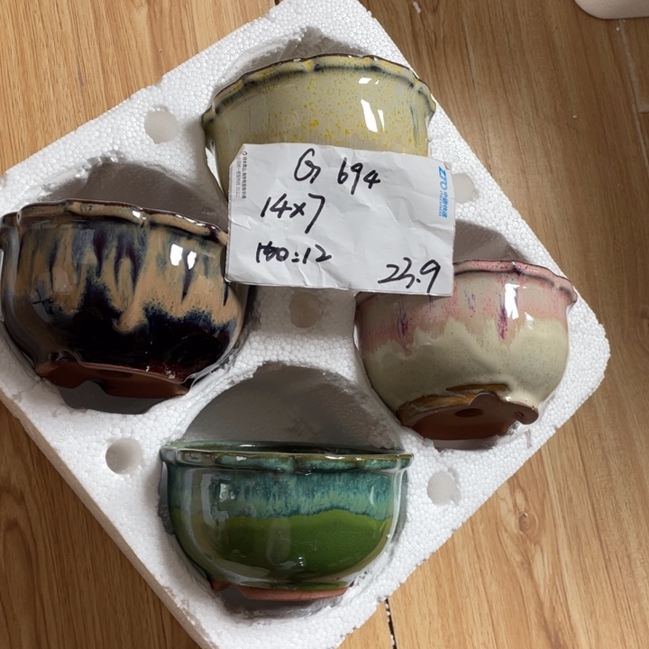 粗陶多肉花盆微瑕694