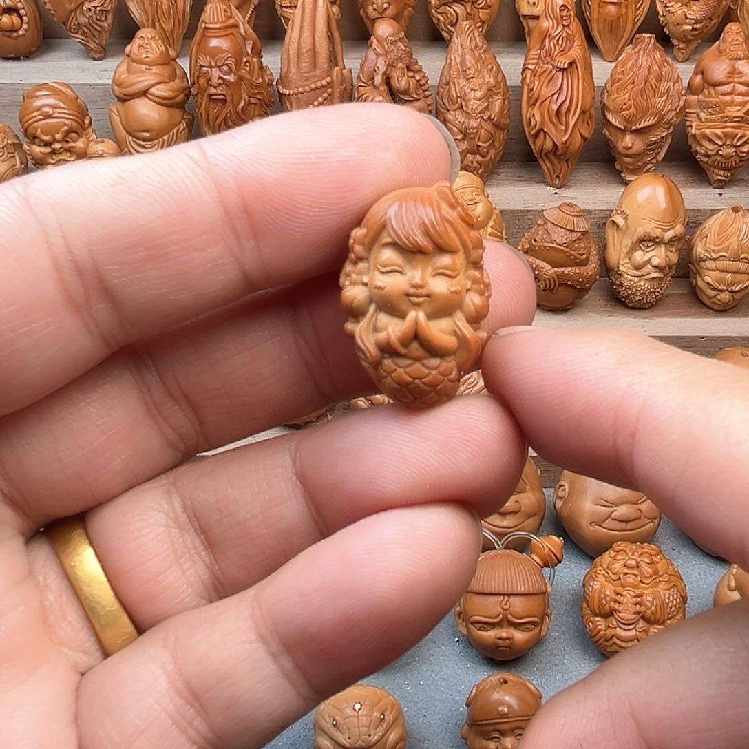 橄榄核吊坠17美人鱼