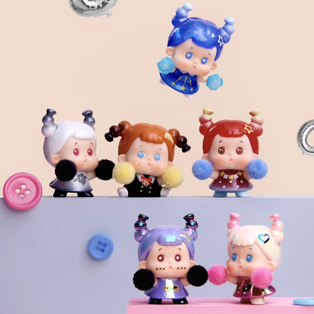 【拆袋】jojoy啦啦队萌粒摆件