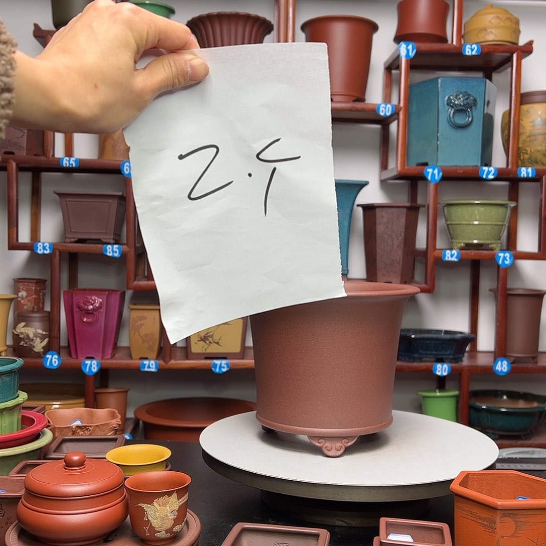 紫砂花盆青***优紫砂花盆