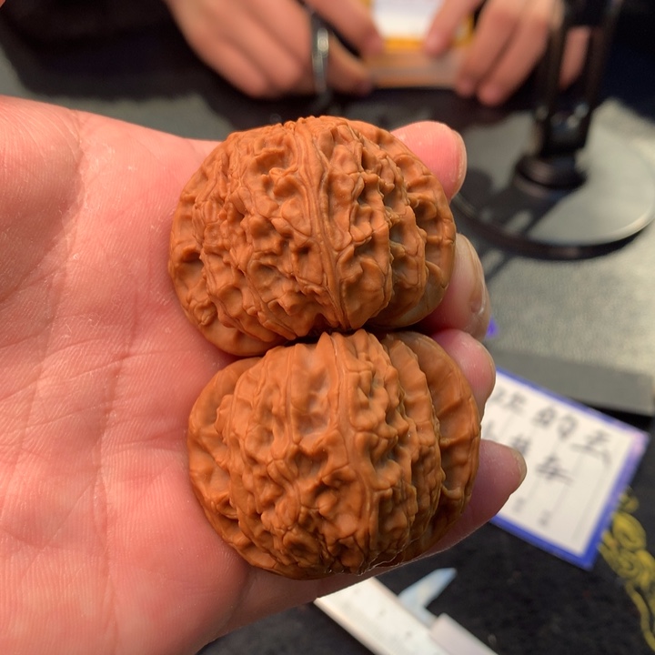 文玩核桃吊坠24号44白狮子