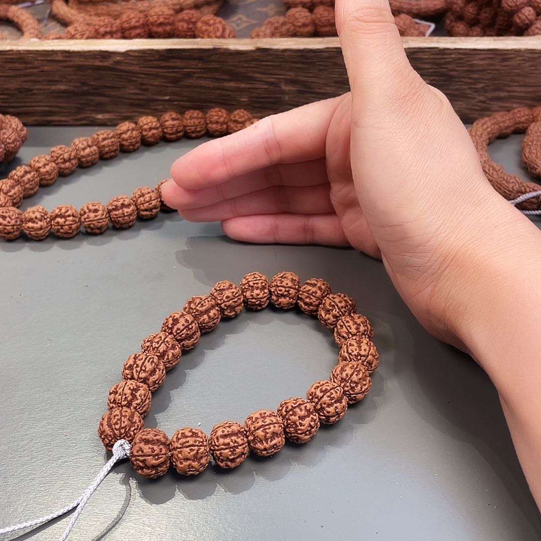 金刚菩提手串红方印14➕单圈