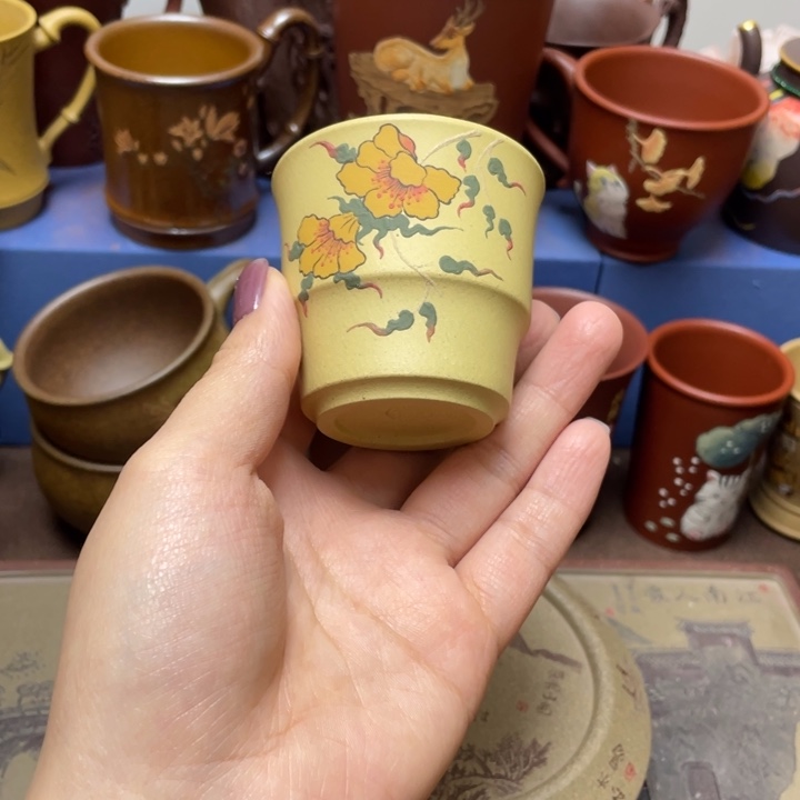 紫砂茶杯紫砂主人杯