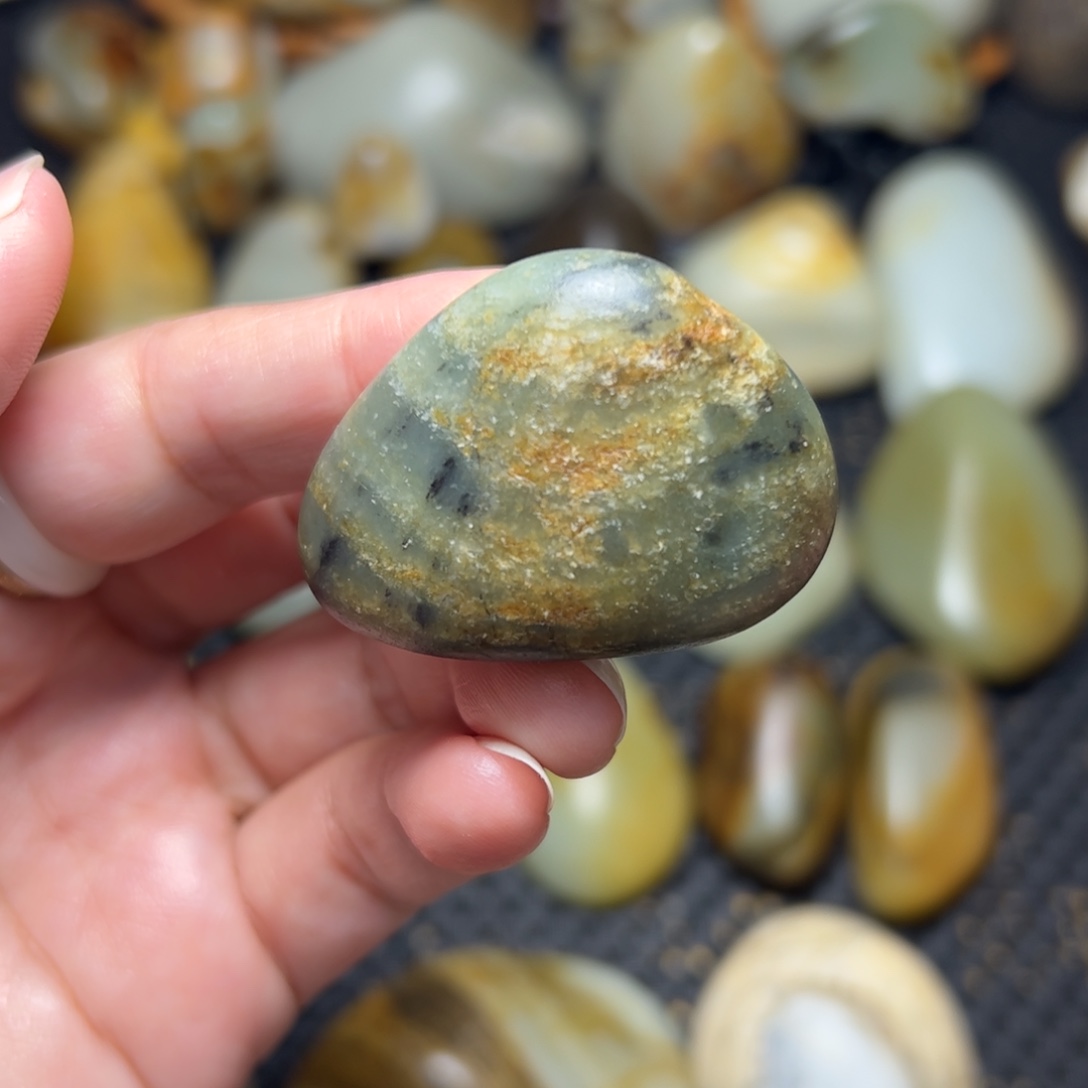 和田玉未镶嵌挂件18