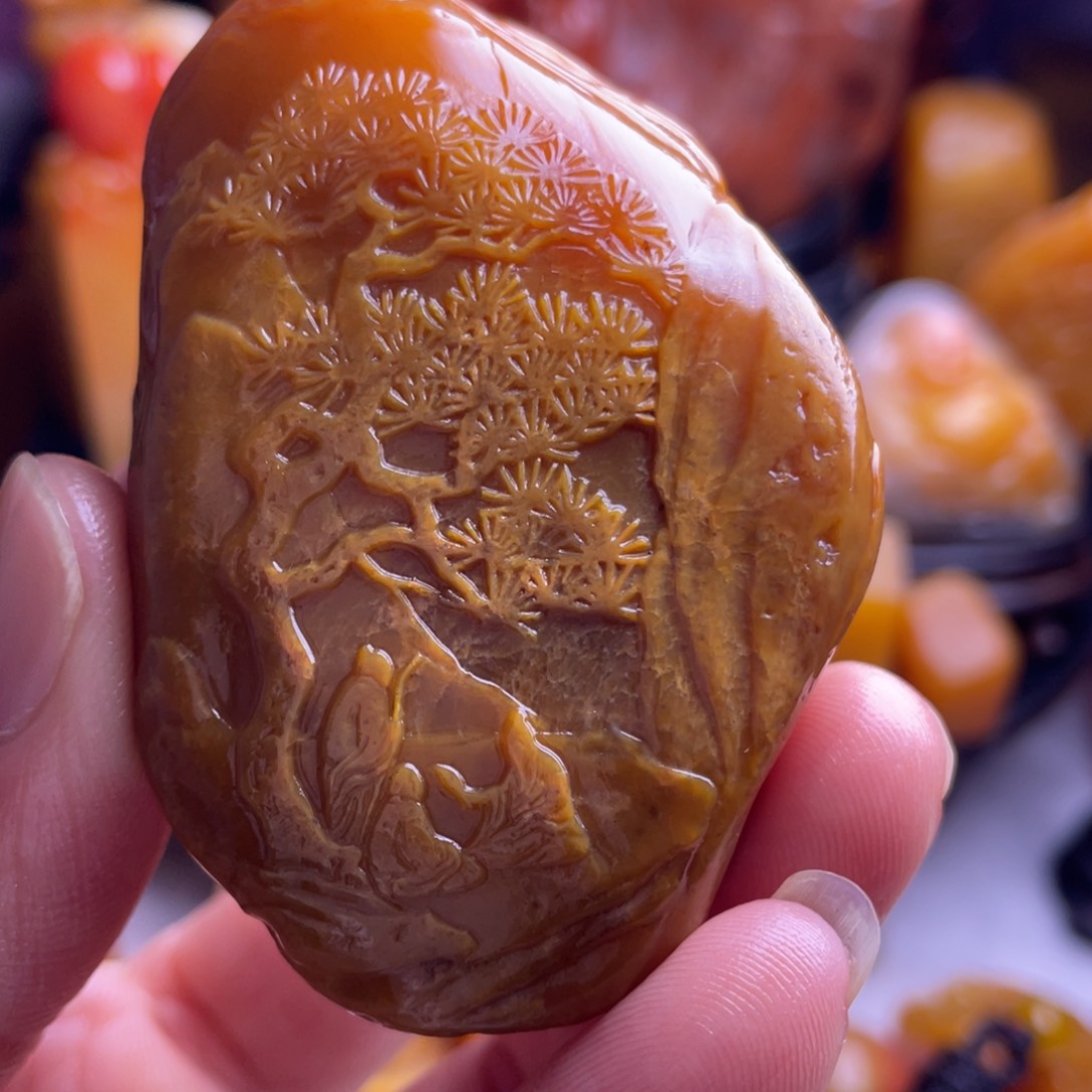 寿山石印石T****a寿山石雕石雕艺术作品