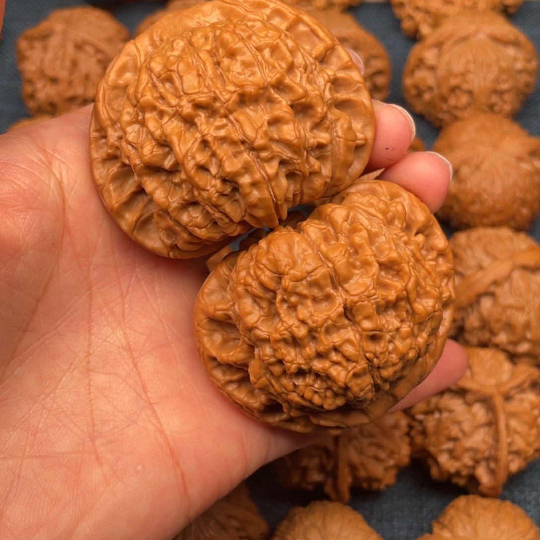 把件文玩核桃53全品官帽毕业