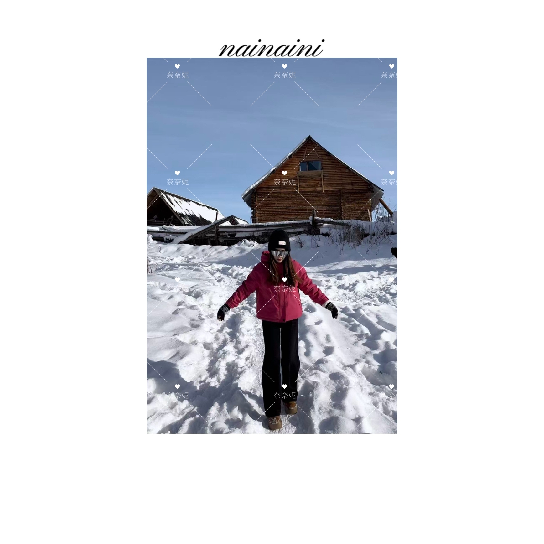 奈奈妮【砾石行者】加绒加厚冲锋衣外套女2025冬季时尚百搭7603