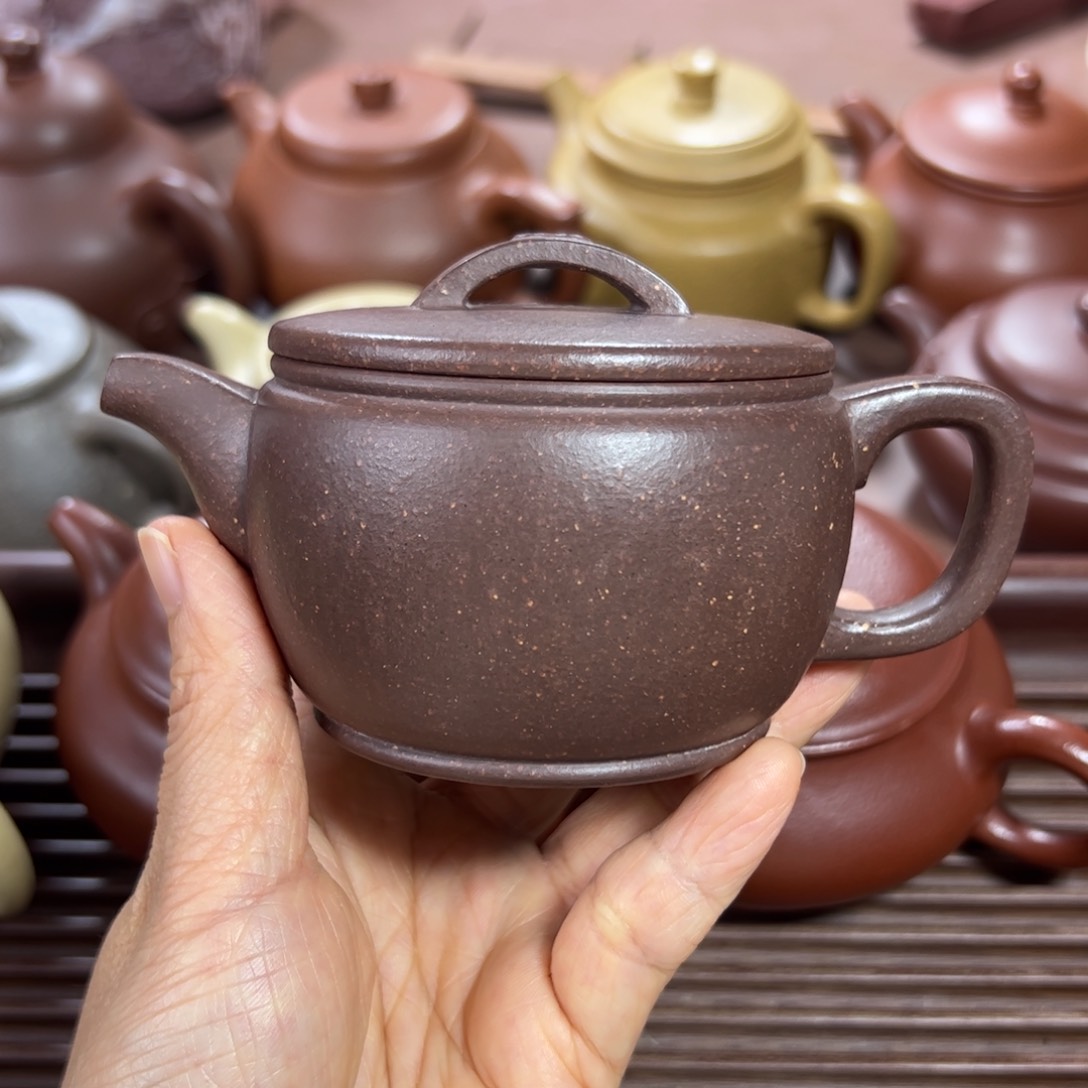 紫泥茶壶紫泥 汉瓦 180cc