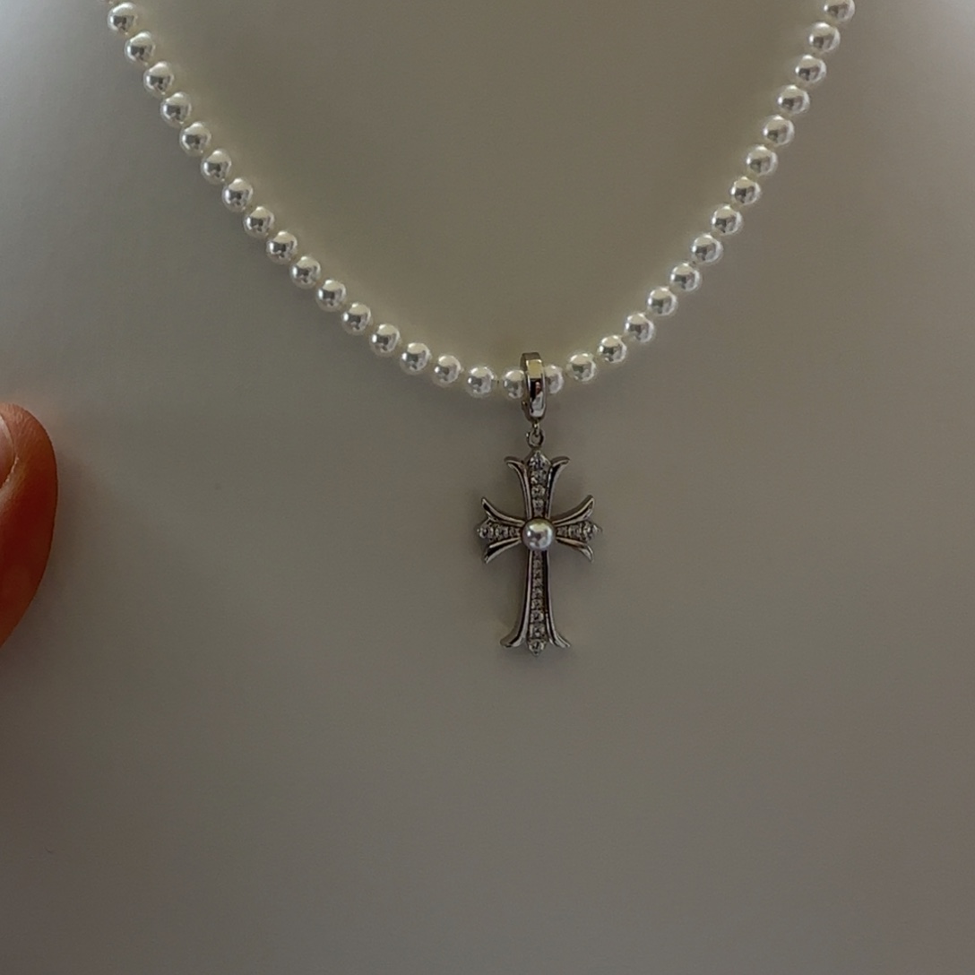 海水珍珠吊坠(不含链)银S925镶嵌