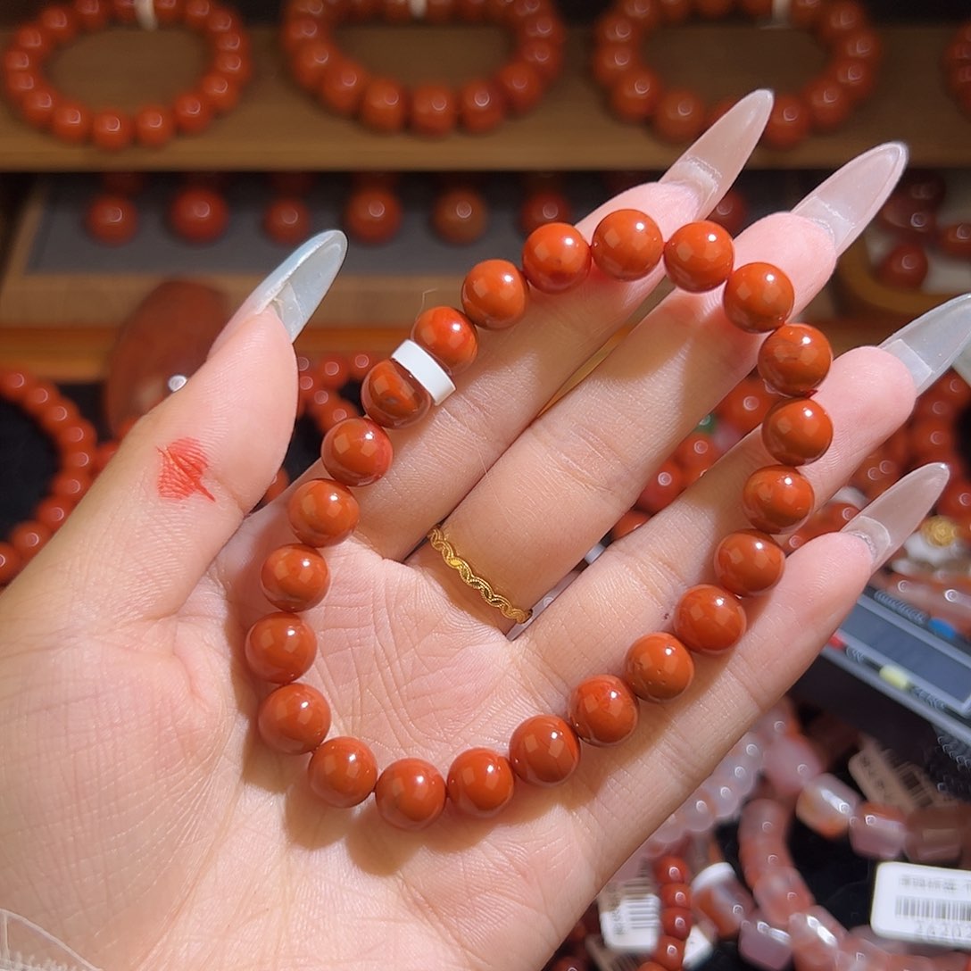 南红玛瑙手串未镶嵌8mm