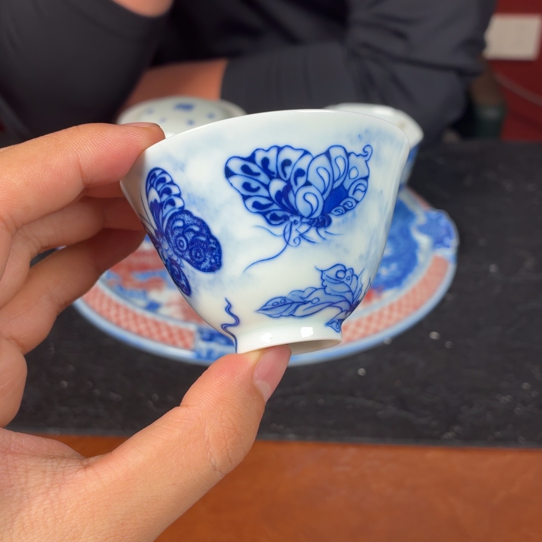杯子瓷瓷姑娘景德镇陶瓷艺术