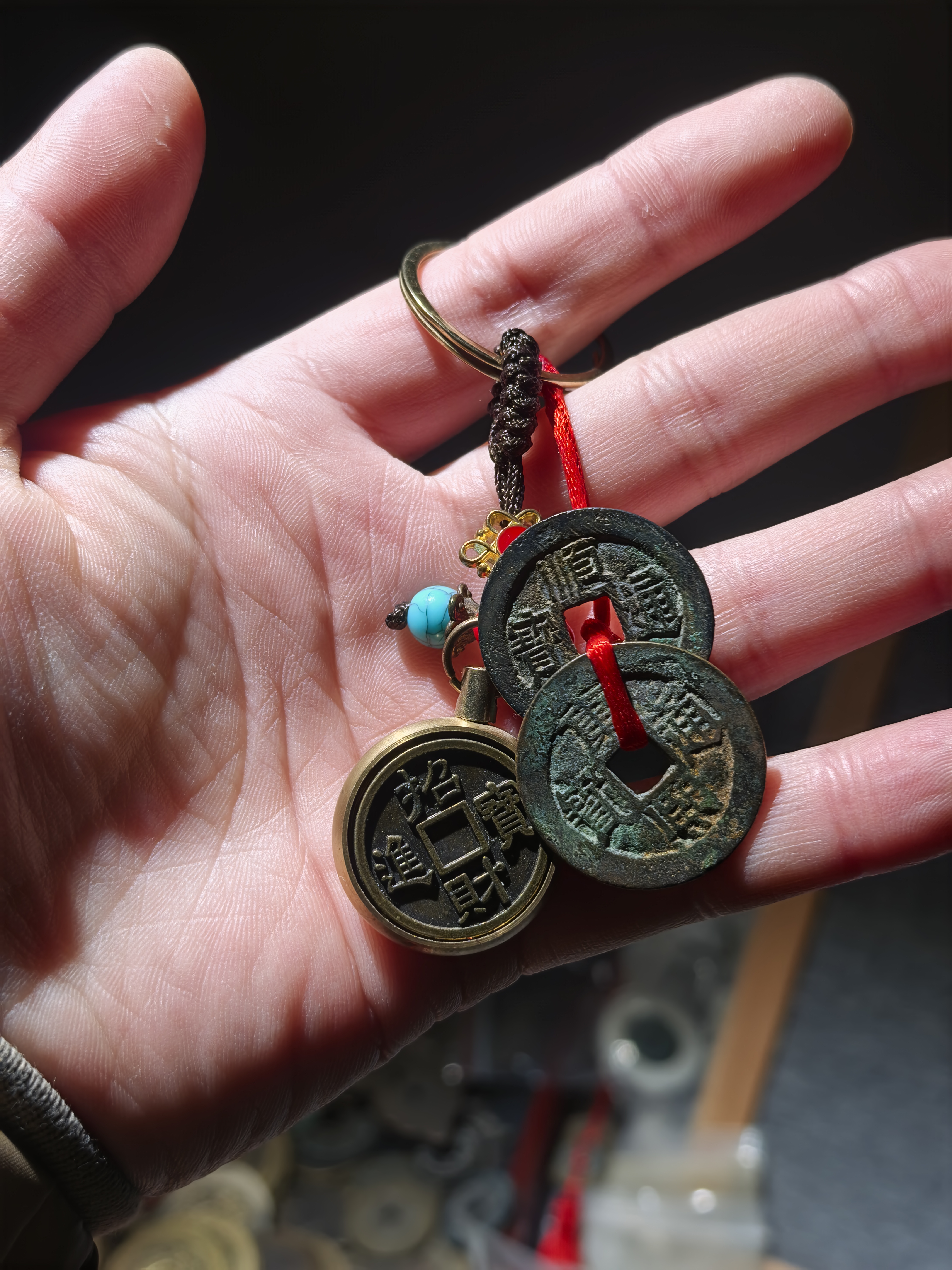 铜挂件 DIY（工艺品） 钥匙扣(直播间下单链接)复古