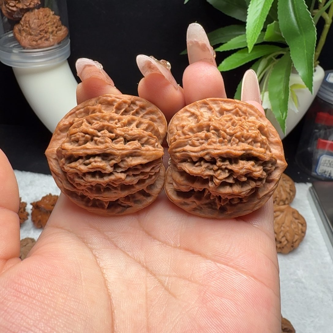 把件文玩核桃40盘龙纹