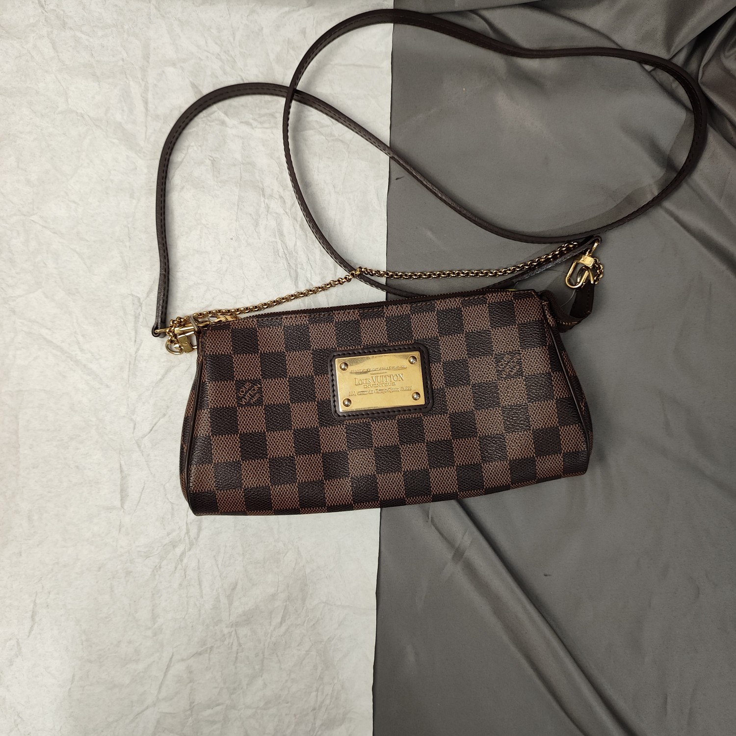95新 LouisVuitton/路易威登 【文子姐专属】F649/棋盘格斜挎包/FB