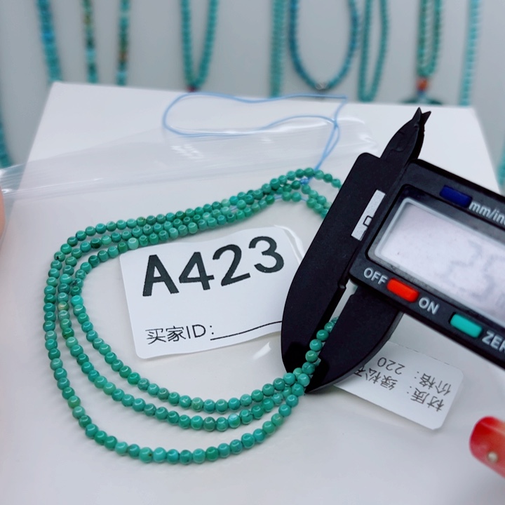 绿松石未镶嵌颈饰