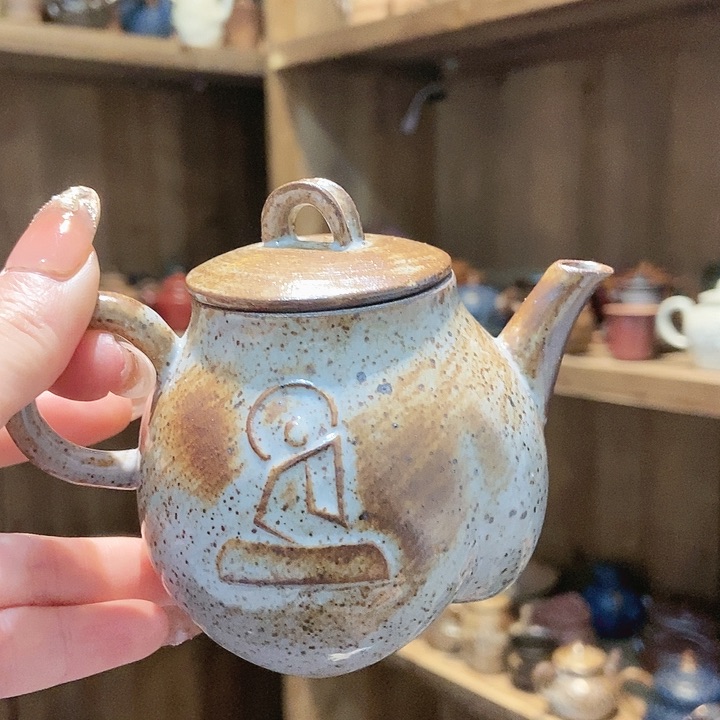 柴烧老岩泥高端茶器