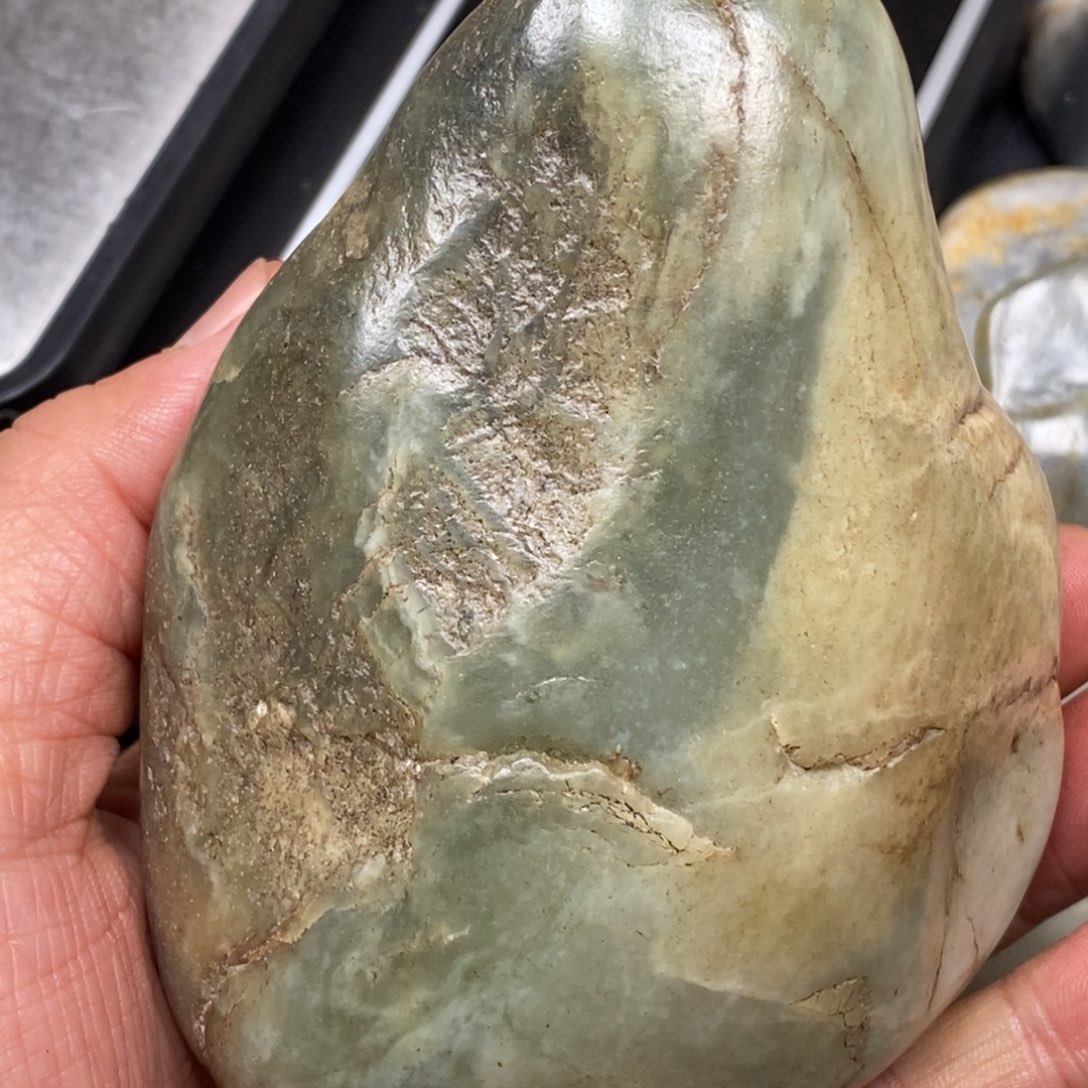 和田玉挂件银S925镀金镶嵌