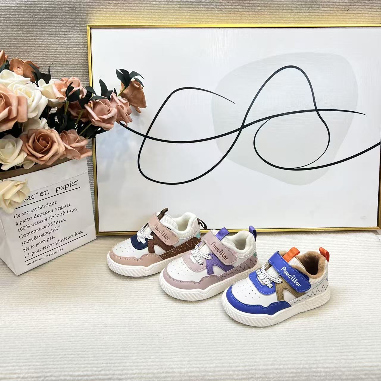 【加绒冬季上新】4017/普西拉/时尚机能透气软底减震机能学步鞋儿童