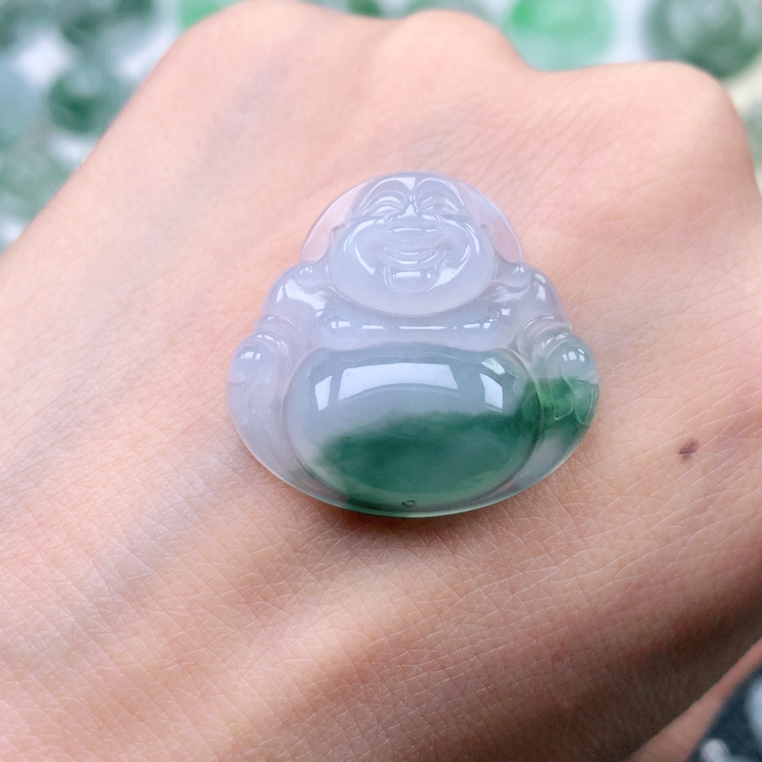 翡翠吊坠(不含链)未镶嵌淡*