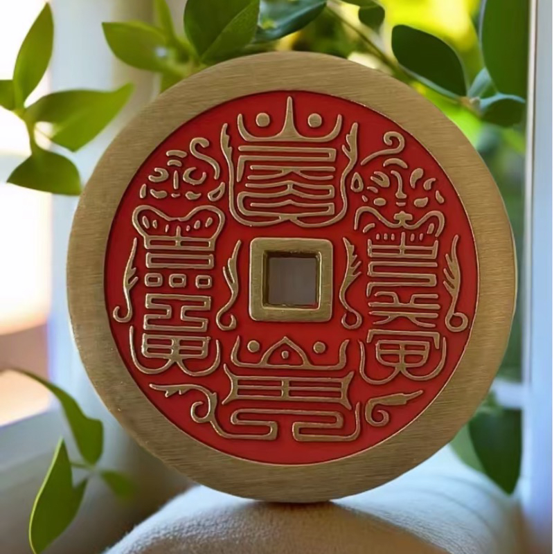 紫微款山鬼花钱生肖挂件创意钥匙扣挂饰民俗文化随身饰品