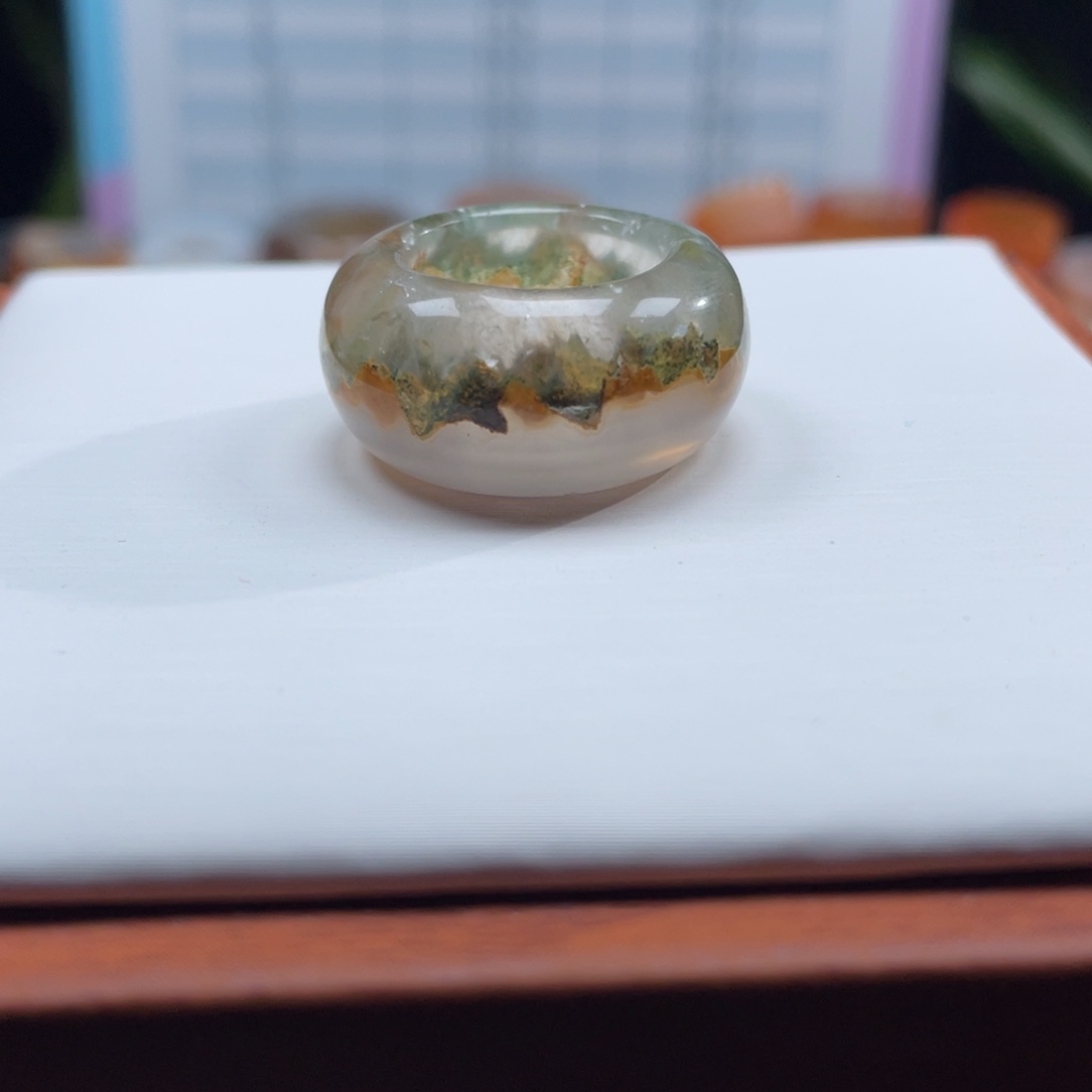 玛瑙/玉髓未镶嵌戒指Z16.2港13