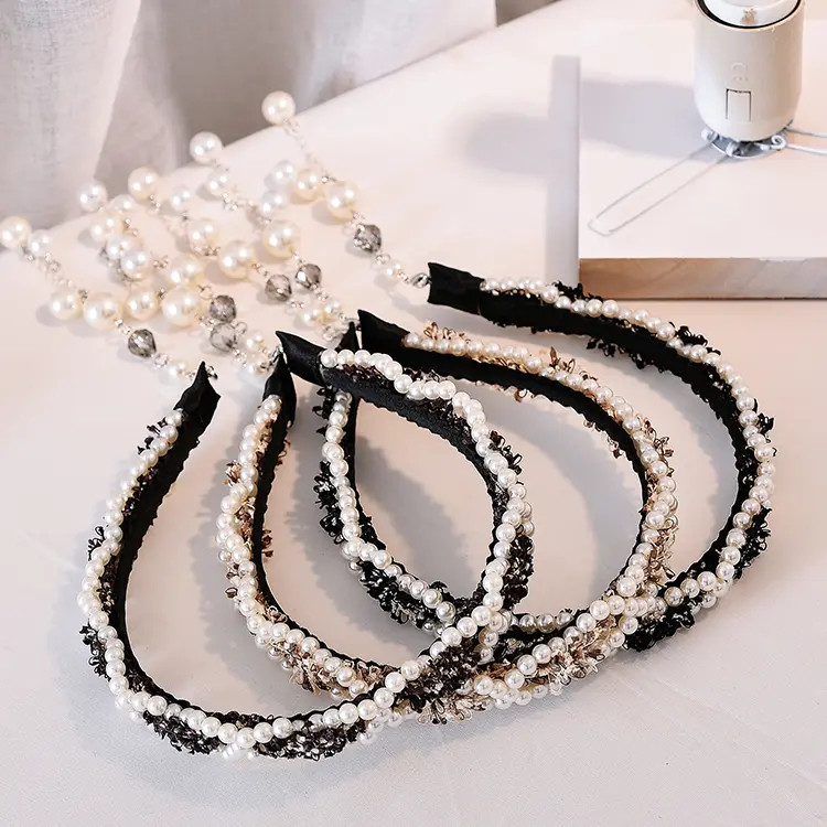 103发箍女款网红高档头饰流苏发带头箍发夹新款高级感流苏发