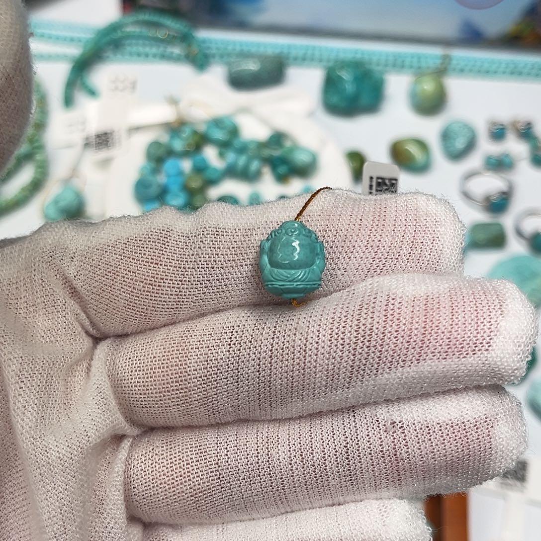 绿松石未镶嵌珠宝半成品